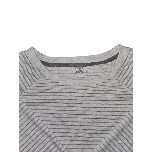 Danskin Striped Sweatshirt w/Thumb Loops - Picture 3 of 8